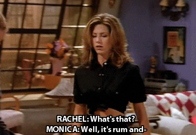 Friends Rachel Monica Its Rum GIF