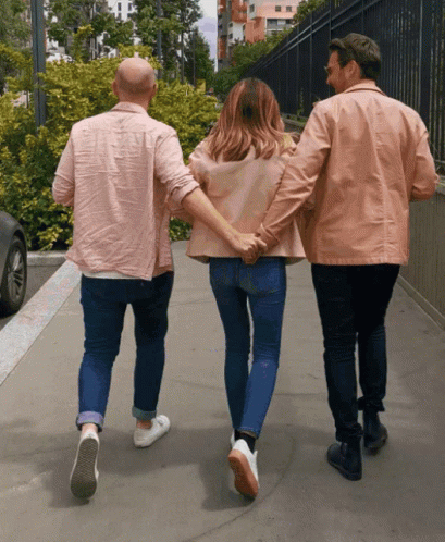 Friends Street Walking Cheaters GIF