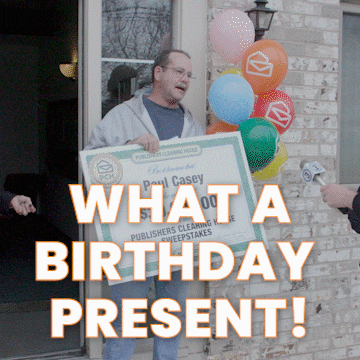 Friends Surprise Birthday Present GIF