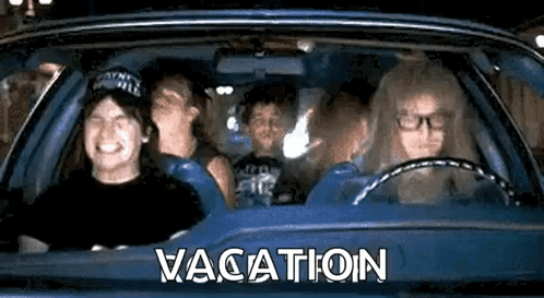 Friends Vacation Car Meme GIF