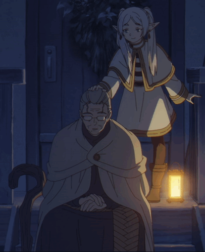 Frieren Head Pat Heither GIF