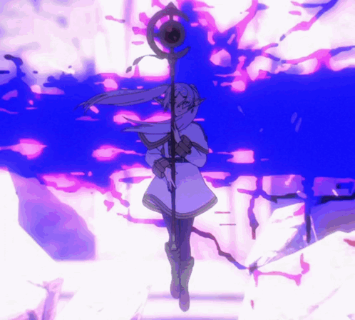 Frieren Magical Transformation GIF