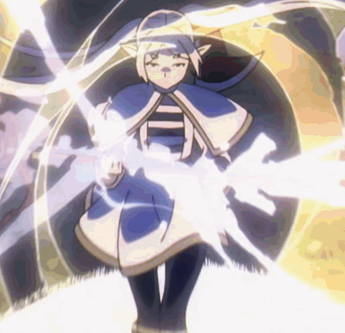 Frieren Mesmerizing Magical Powers GIF