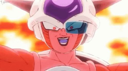 Frieza On A Meteor GIF