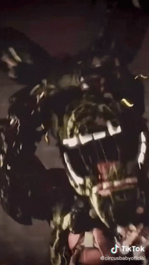 Frightening Springtrap Sharp Jagged Teeth  GIF