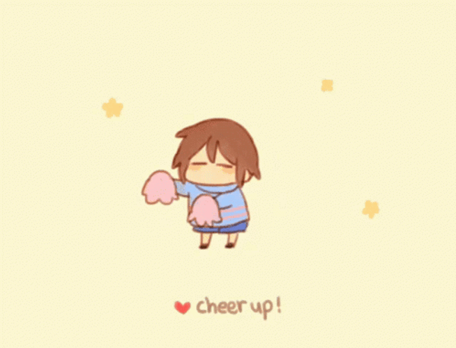 Frisk Cheer Dancing Cheer Up GIF
