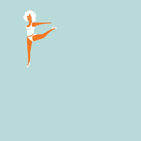 Friyay Animated Text Body Letters Girls GIF