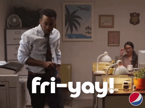 Friyay Feeling Mood Dance Office Work GIF
