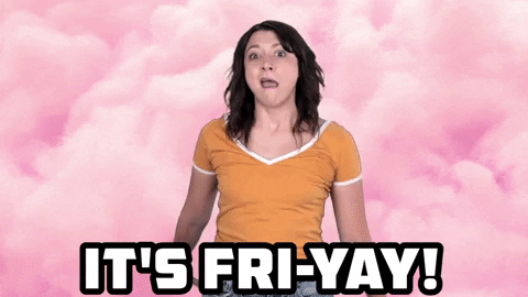 Friyay Hands Up Dance Happy Katie Molinaro GIF