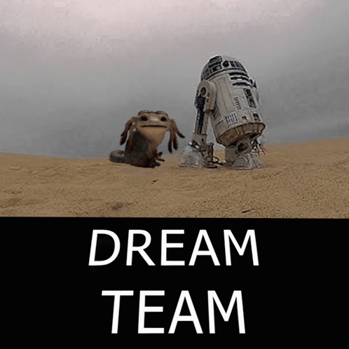 Frog and Robot Dream Team