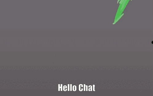 Frog Cartoon Saying Hello Chat