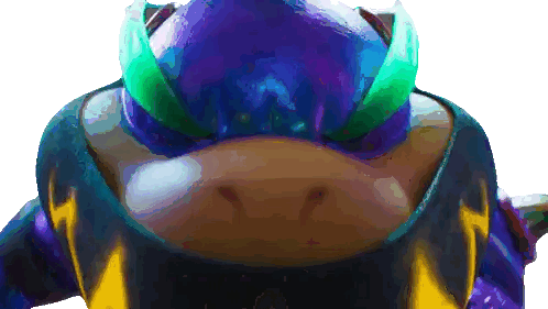 Frog Face With Purple Mask