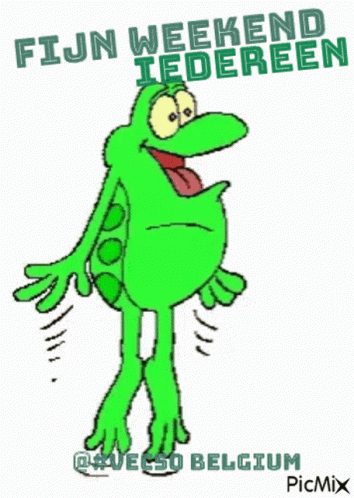 Frog Fijn Weekend Iedereen