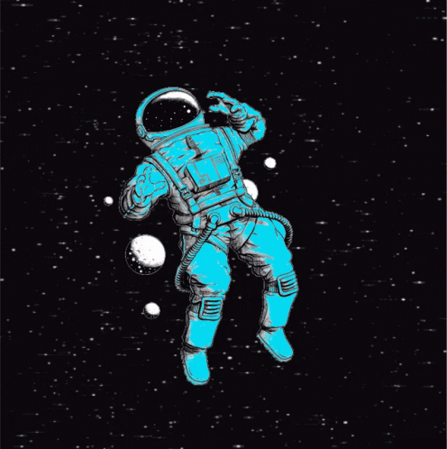Frog in Astronaut Suit and Helmet