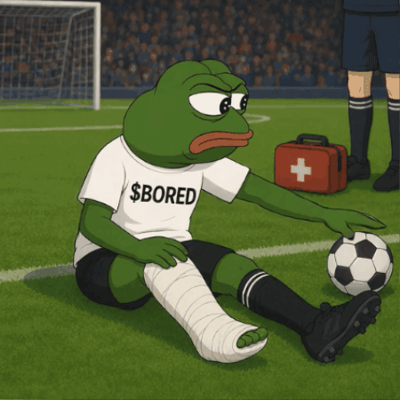 Frog in Shirt Saying $ Bored