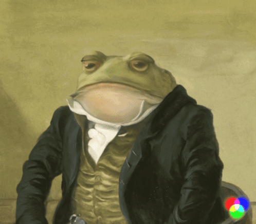 Frog in Suit