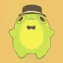 Frog in Top Hat and Bow Tie
