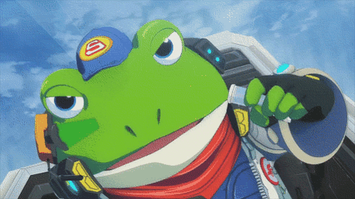 Frog Wearing Blue Hat with S