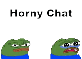 Frog with Bat and Horny Chat