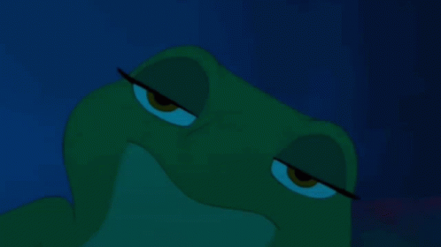 Frog With Blue Eyes GIF