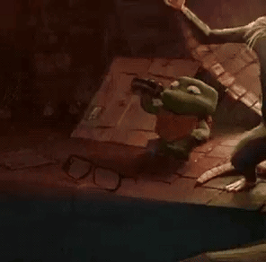 Frog With Glasses Sitting Beside Another on Brick Floor