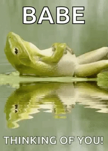 Frog With Tears Coming Out of Eyes