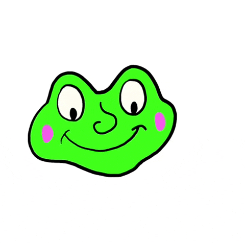 Froggy Big Kiss Heart GIF