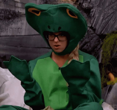 Froggy Costume Big Brother Again GIF