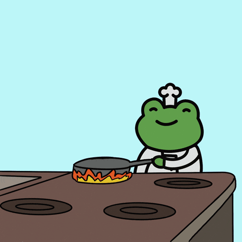 Froggy Friends Let Him Cook GIF