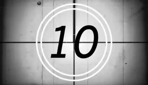 From 10 To 6 Countdown GIF
