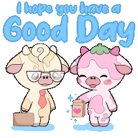 Frootymoo Cute Cow Sticker GIF