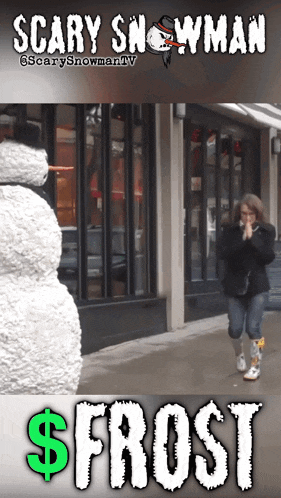 Frost Scary Snowman Gif GIF
