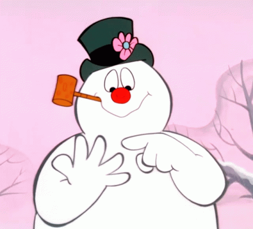 Frosty The Snowman Counting Finger GIF