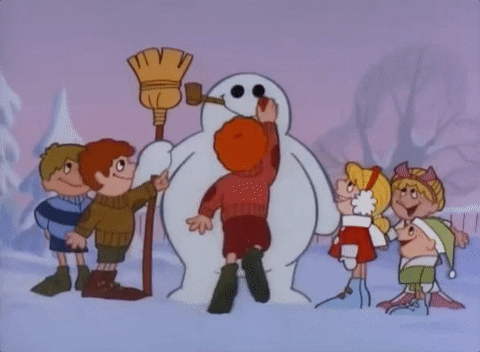 Frosty The Snowman Noise Tapping By Kid GIF