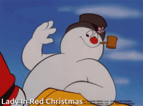 Frosty The Snowman Waving Hand GIF