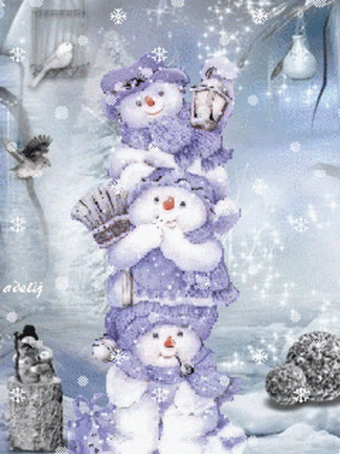 Frosty Winter Wednesday Walk GIF