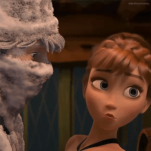 Frozen Anna Moving Away From Kristoff GIF