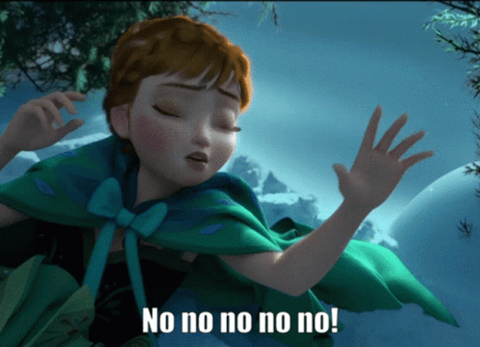 Frozen Anna No No No No No GIF