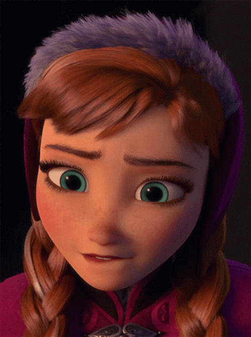 Frozen Anna Wind Blowing GIF