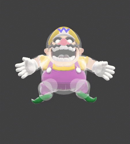 Frozen Wario Moment GIF