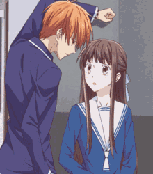 Fruits Basket Kyo Soma Talking Closely To Tohru GIF