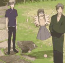 Fruits Basket Tohru Honda Panicking GIF
