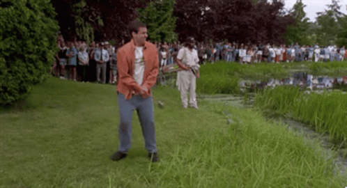 Frustrated Adam Sandler In Golf Course GIF