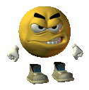 Frustrated Ahh Ball Yellow Emoji Sticker GIF