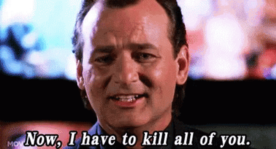 Frustrated Bill Murray Face Palm GIF