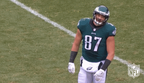 Frustrated Brent Celek Hands On Hips GIF