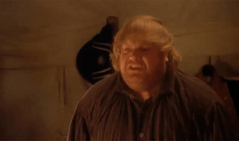 Frustrated Chris Farley No More GIF