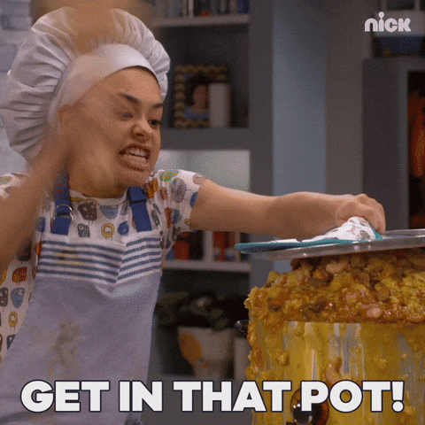 Frustrated Gabrielle Nevaeh Green Smashing Pot GIF
