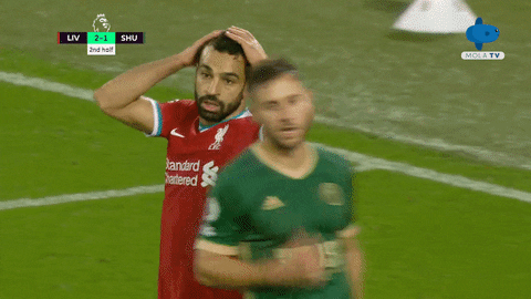 Frustrated Mohamed Salah Explaining GIF