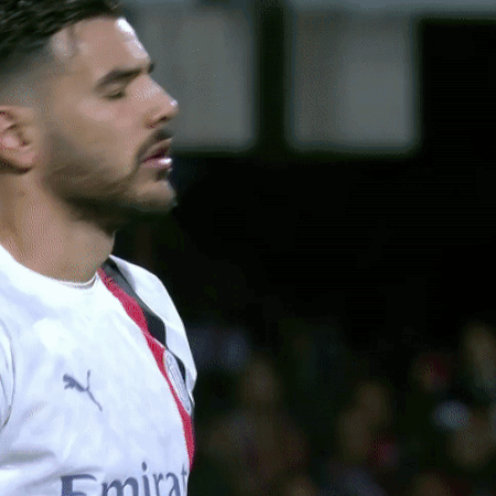 Frustrated Theo Hernandez GIF